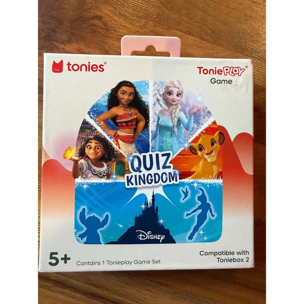 Tonies Disney Quiz Kingdom Tonieplay Game Kids OS White New Educational Trivia